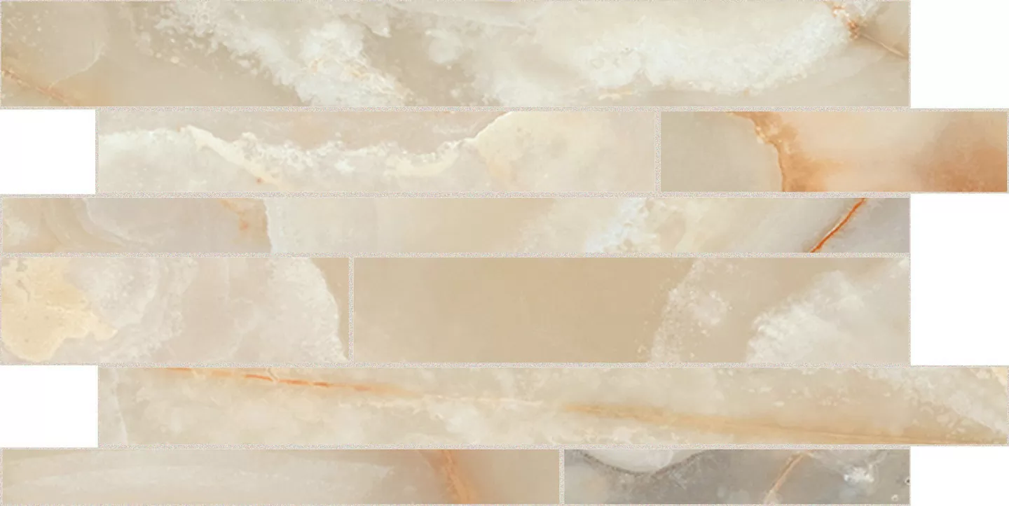 Мозаика 767675 Onyx&More Golden Onyx Satin Modulo Listello SF 30x60