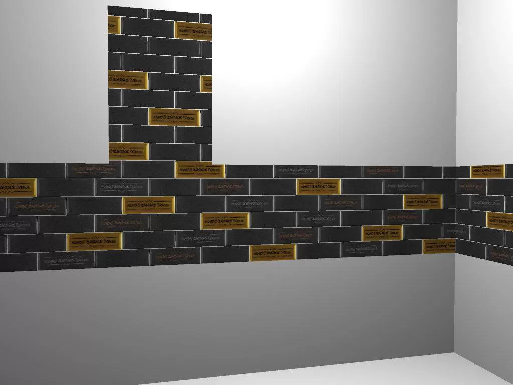 Плитка Decor Cromo Blanco 10X30