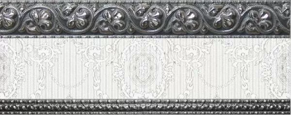 Плитка Cenefa Alba Platino 10x25