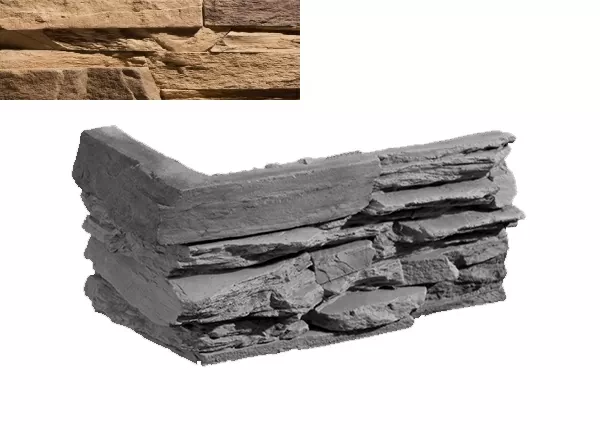 Искусственный камень Угловой элемент Верона 874 20/11x10x3
