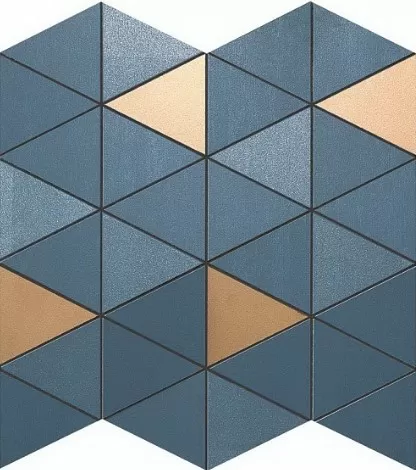 Мозаика 9MDU MEK BLUE MOSAICO DIAMOND GOLD WALL 30,5x30,5