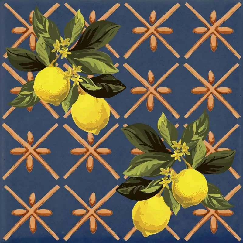 Керамогранит Giardino Blu Mix Luc 20x20