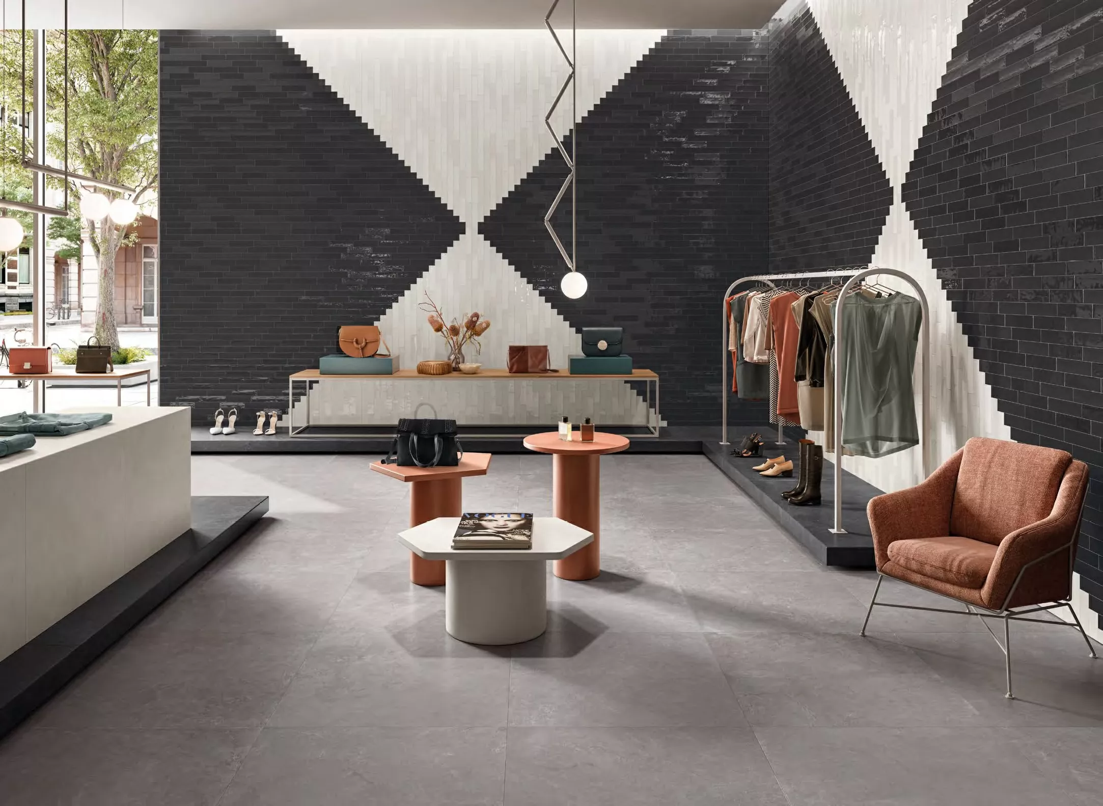 Мозаика EHWP Totalook Mosaico Sequenza Bianco Naturale 30x30