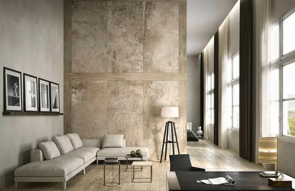 Керамогранит 744490 La Roche Ecru Smooth Ret 6mm 120x240