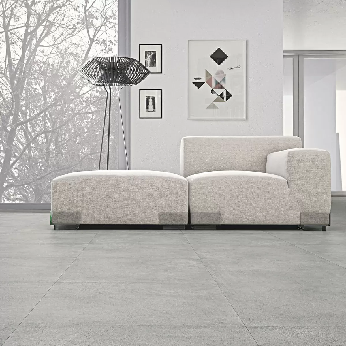 Керамогранит 3720062 Cemento Rasato Antracite Rasato R9 9мм 60x120