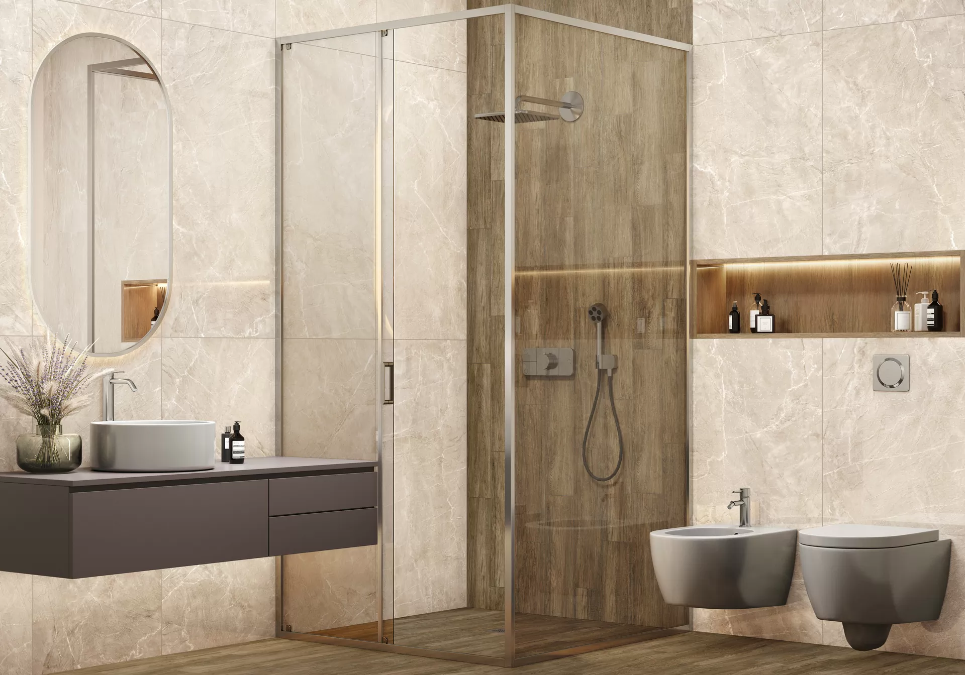 Керамогранит 60120TER15P Terra Gray полированный 600x1200x7