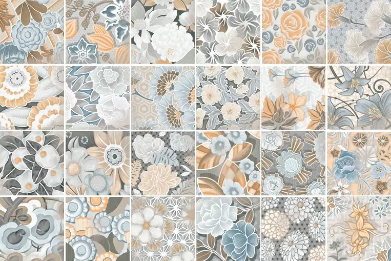 Керамогранит Flore Gris 20x20 (микс)