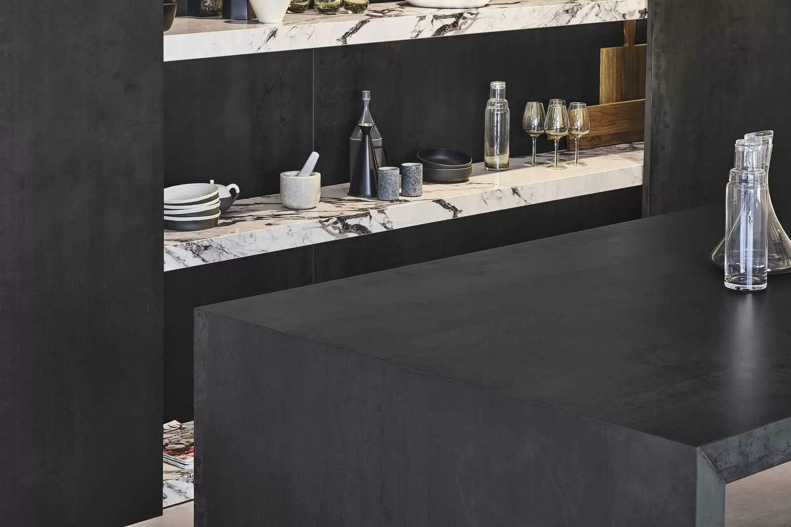 Керамогранит M11G Grande Metal Look Iron Dark matt. 120x240