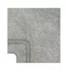 Керамогранит Внутренний угол закругленный Pool Garden Grey Handle 25x25