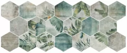 Керамогранит 220973 Tropic Emerald (mix 26 models) 32x36.8