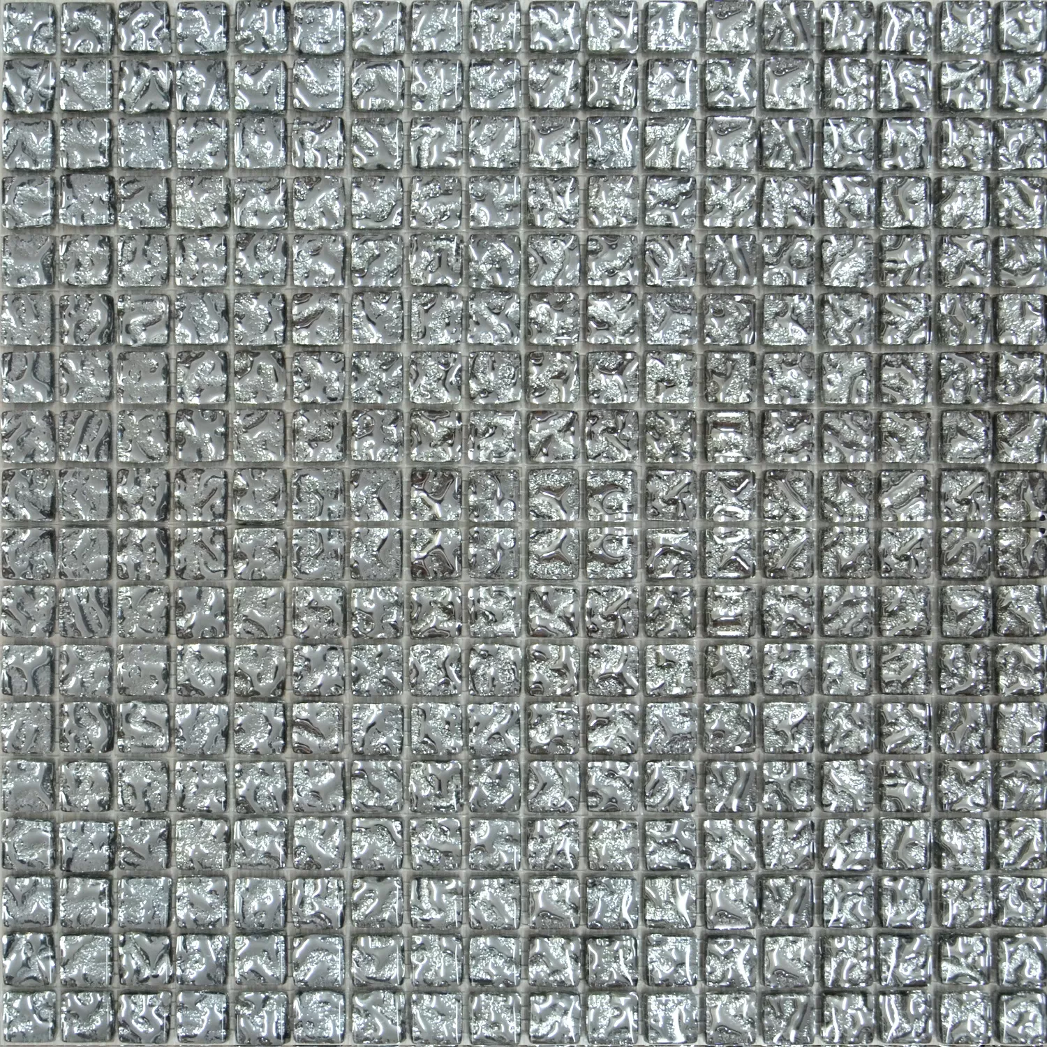 Мозаика № 628 моно платина (1.5x1.5) 30x30