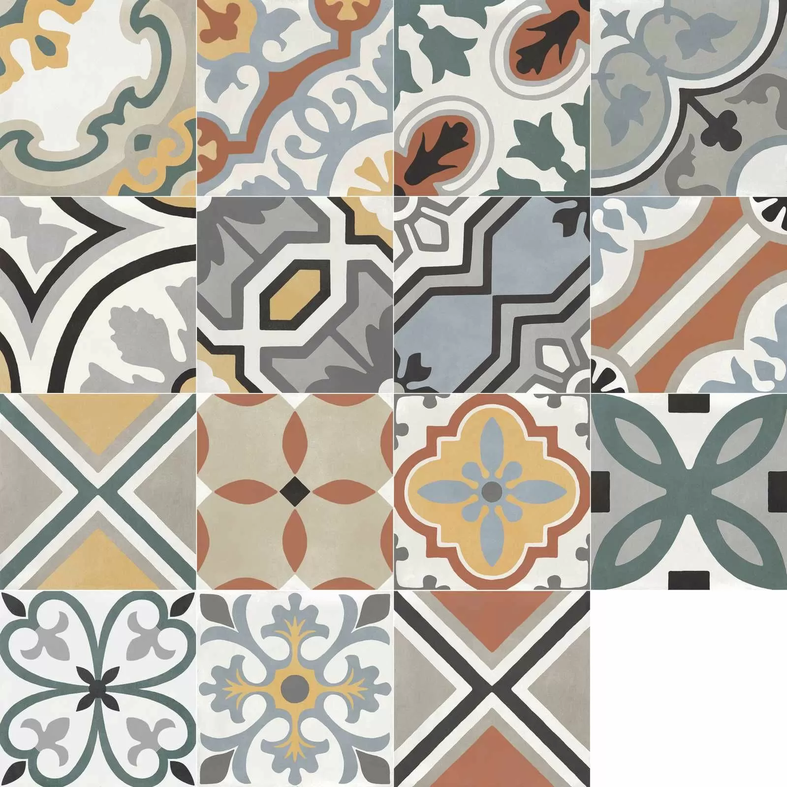 Керамогранит M1L9 D_Segni Colore Mix 20x20