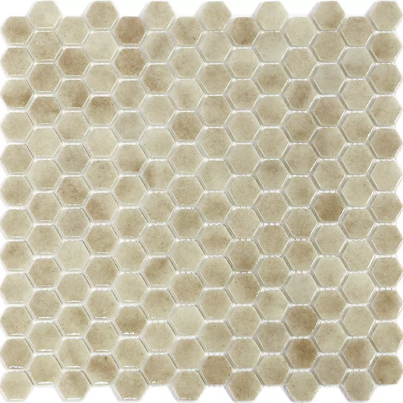 Мозаика STP-BG011-HEX стекло (25) 300х300