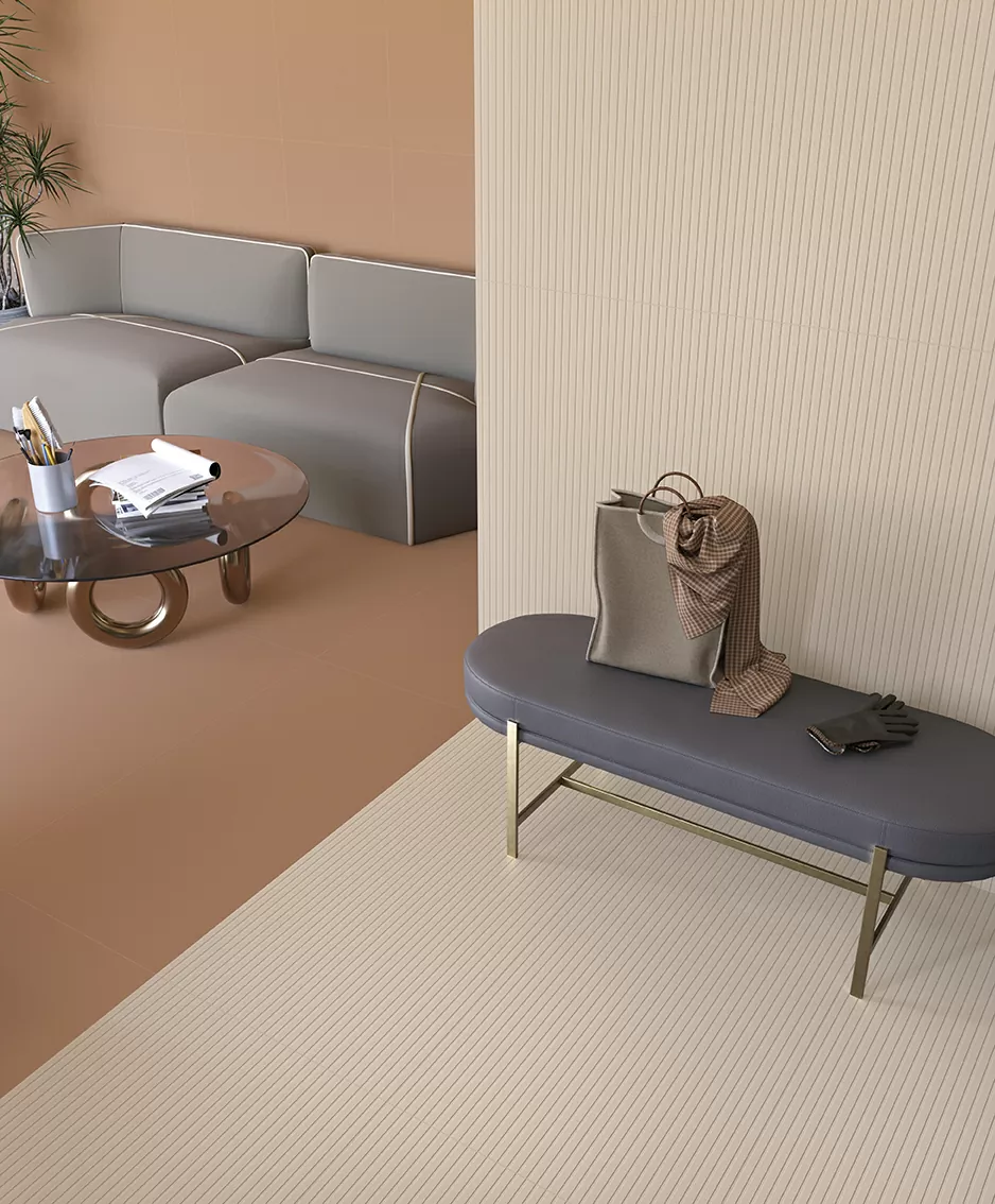Керамогранит RPL147 Anni 70 Fondo Bianco Rett 60x120