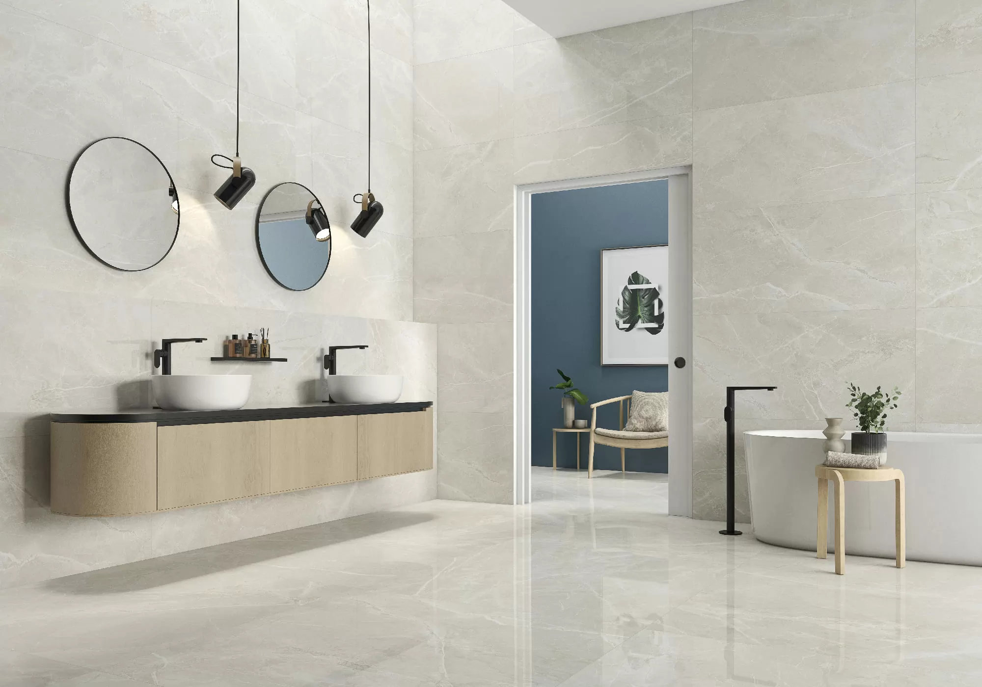 Керамогранит RLV Fior Di Bosca Marengo Polished 60x120