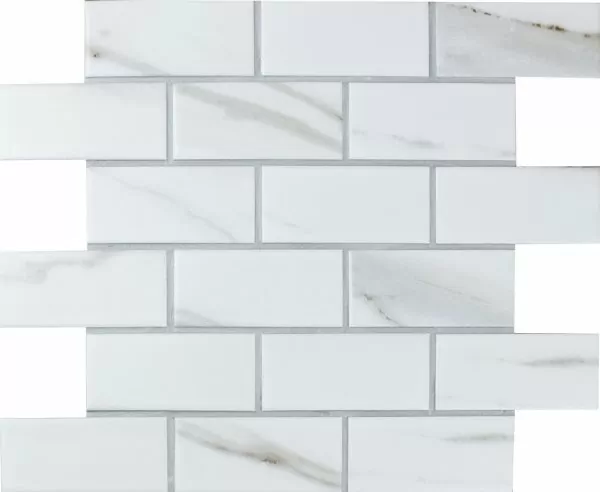 Мозаика Brick Calacatta Gold 4.5*9.5*6 28.8x29.2