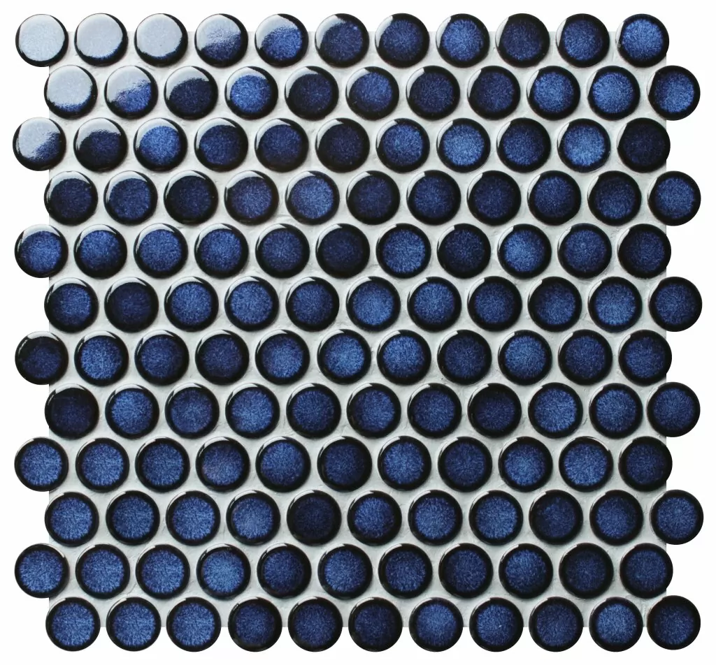 Мозаика Round midnight blue 28x28x6 312x330