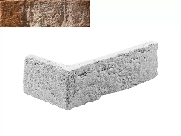 Искусственный камень Угловой элемент Орли 485 19,1/9,8x6,5x1,3