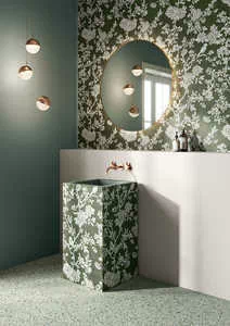 Керамогранит Floral Blue Ret 60x120