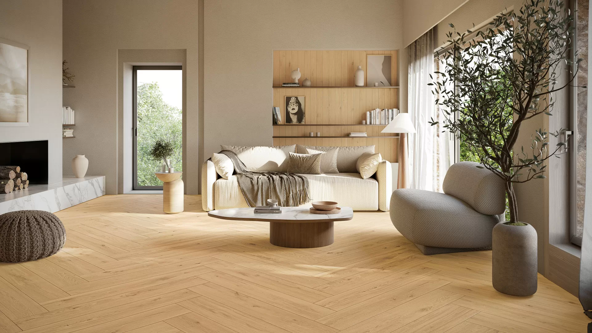 Керамогранит CAO7 Izumi IZ04 Nocciola Selezionato SP SQ 25х150