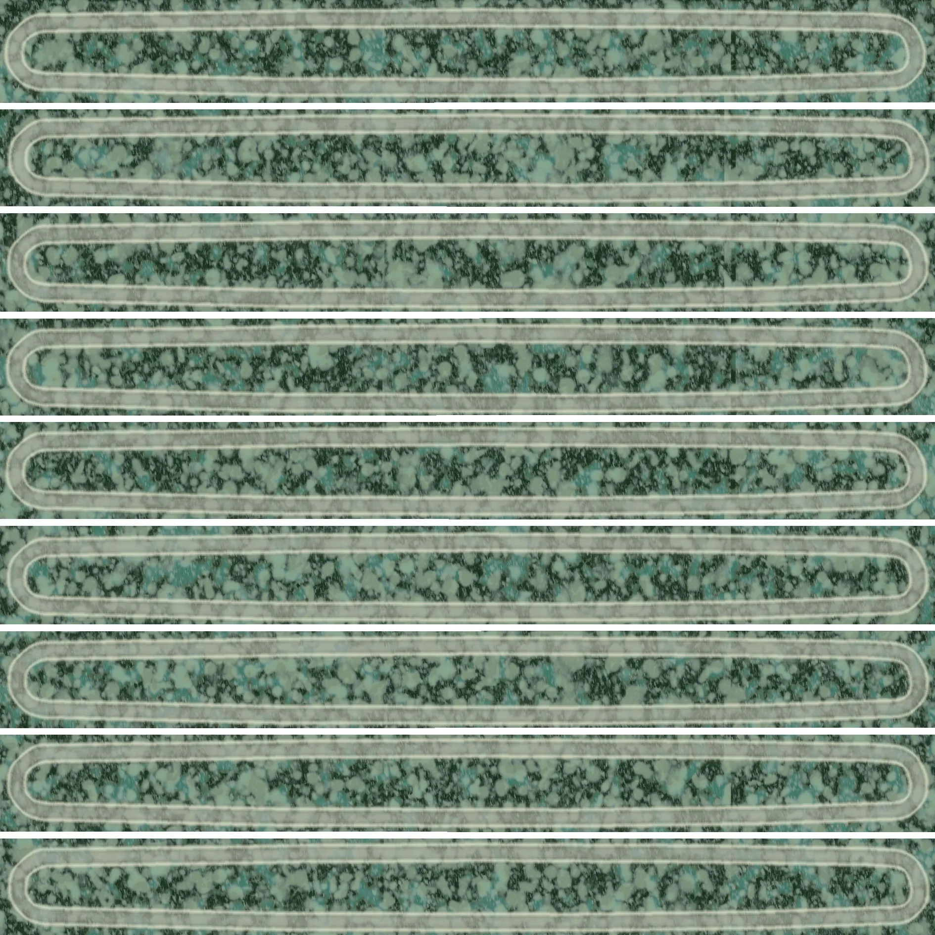 Плитка KMD2SOB006BN Декор чипсет Далия зелёный глянцевый 20x20x0,95