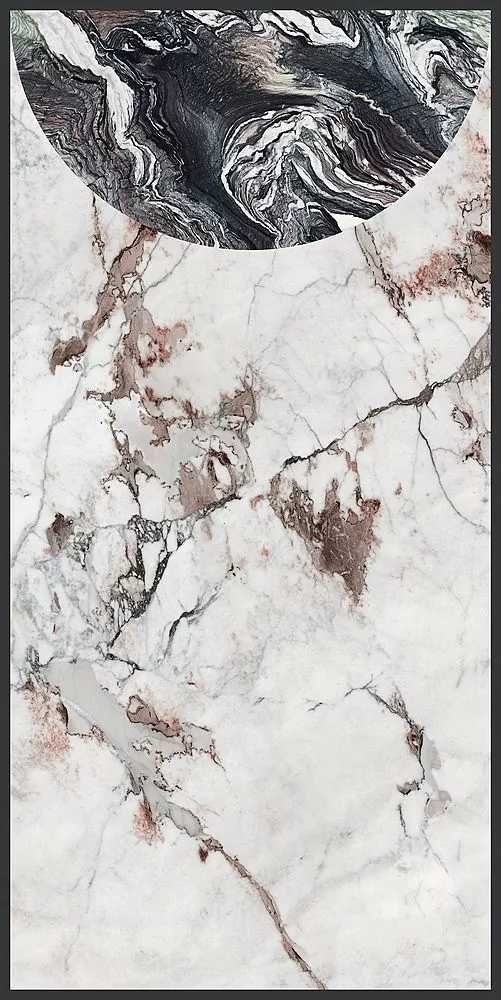 Керамогранит 764122 Policroma Volta Breccia-Cipollino Mat Ret 6mm 120x240