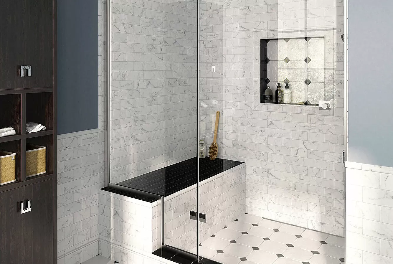 Плитка 23082 CARRARA InMetro Matt 7,5х15