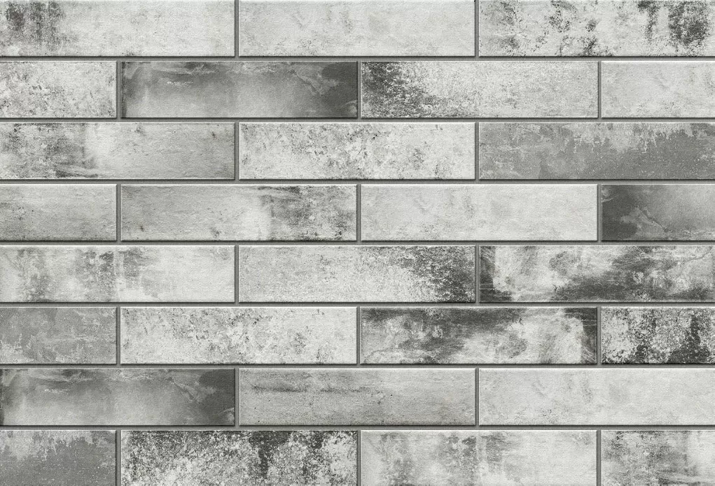 Плитка Piatto Gris структурная 7.4x30