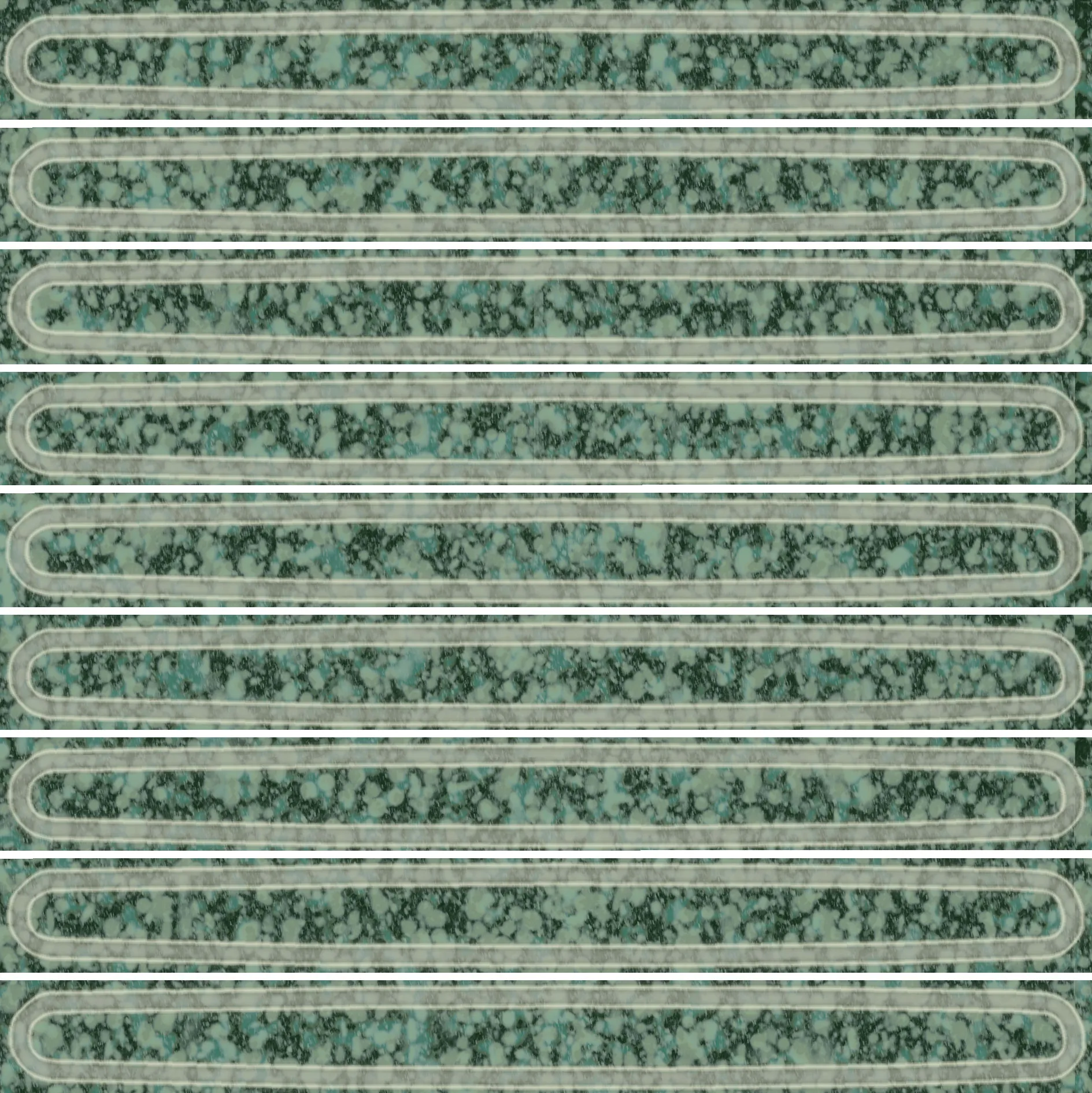 Плитка KMD2SOB006BN Декор чипсет Далия зелёный глянцевый 20x20x0,95