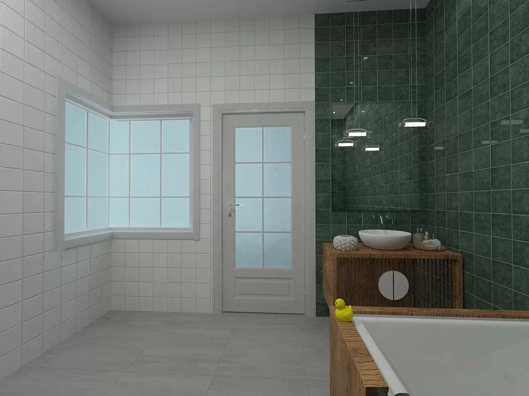 Плитка Smalto Decor Verde 3 15x15