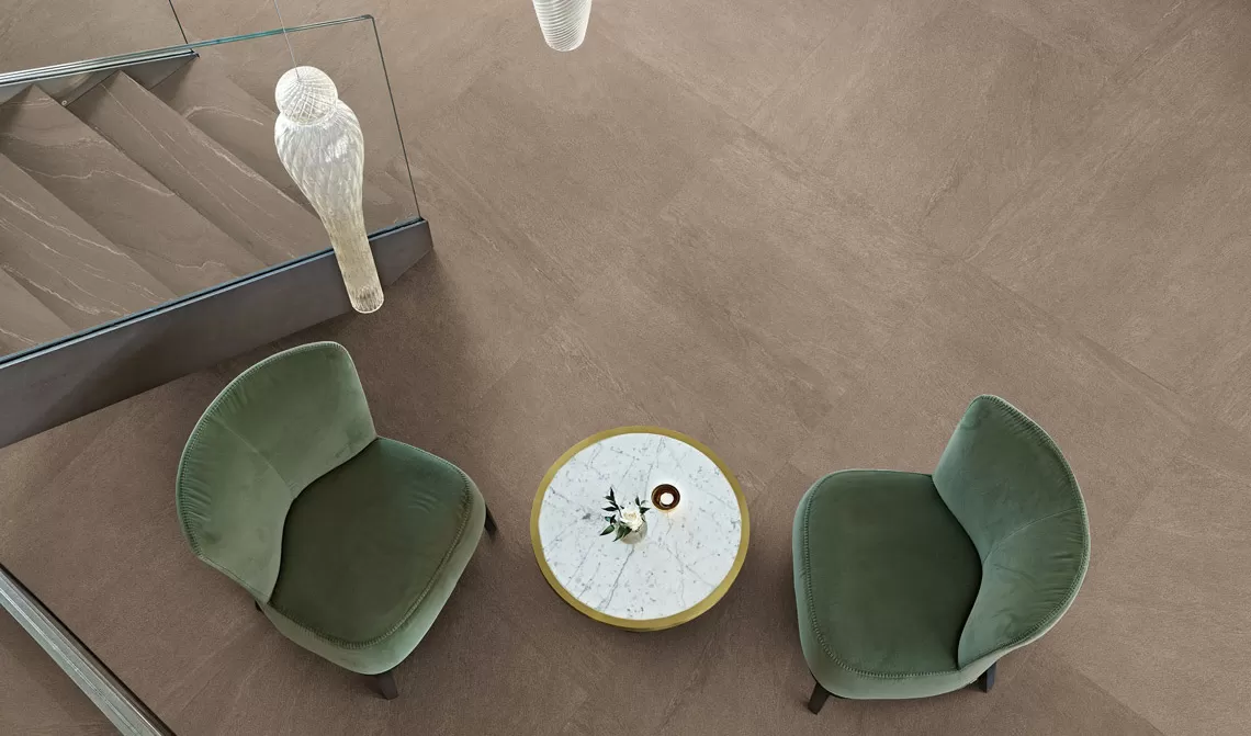 Керамогранит ED5X (98G90R) Stone Talk Martellata White Nat.Ret. 60x120