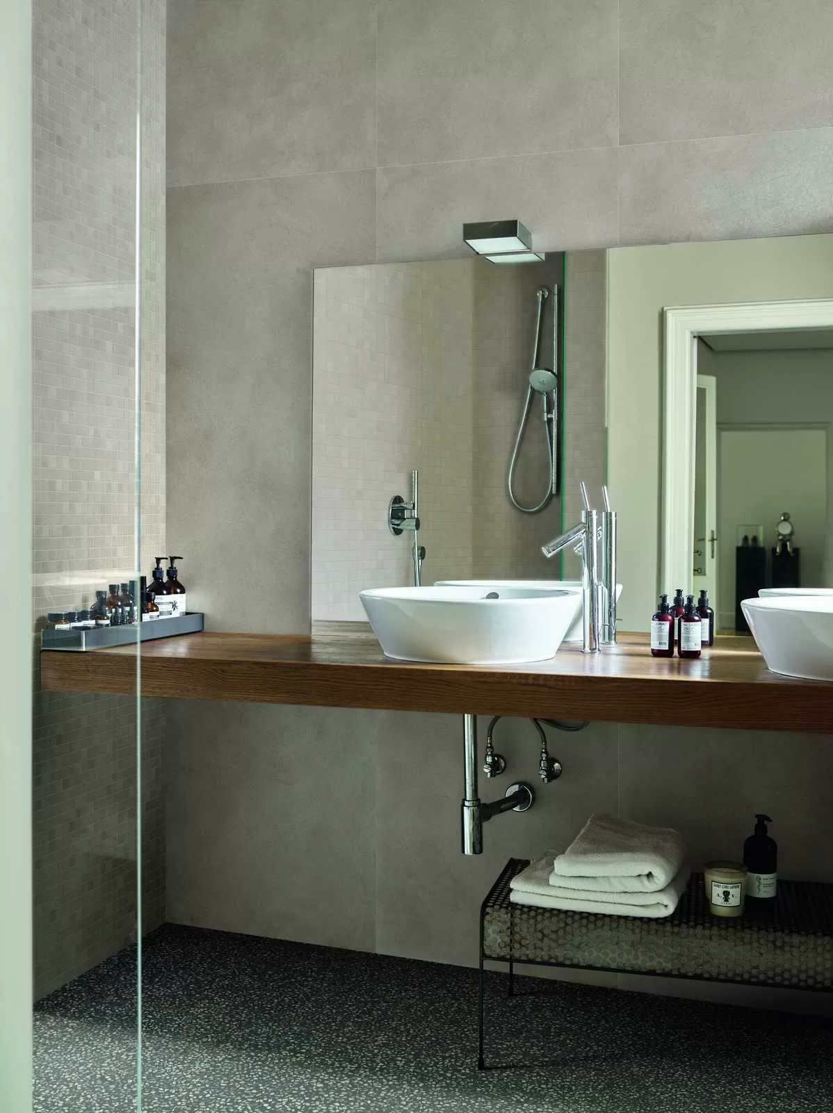 Плитка M183 Alchimia Greige Struttura Wabi 3D 60x180
