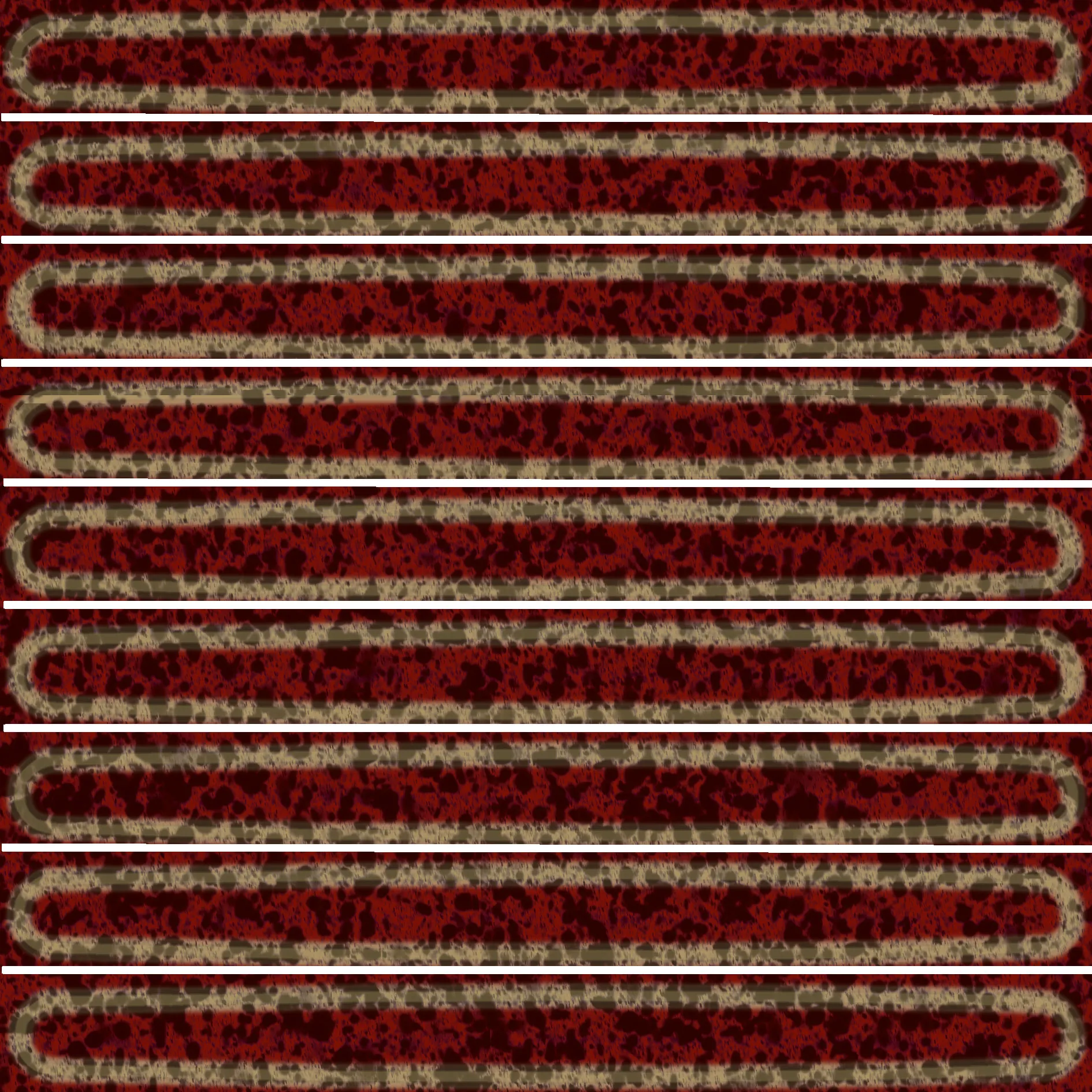 Плитка KMD2SOB003BN Декор чипсет Далия красный тёмный глянцевый 20x20x0,95