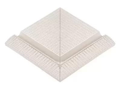 Керамогранит 47200 Наружный угол с сетчатой поверхностью L Unglazed 25х25