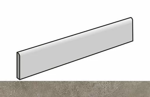 Керамогранит 610130004526 Drift Light Grey Battiscopa/Дрифт Лайт Грей 7.2x80