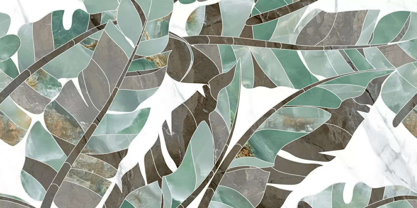 Керамогранит Paola Bali Bianco Polished Carving 60x120