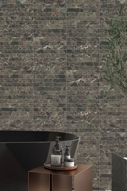 Плитка Capri Brick Black Mix 35x35