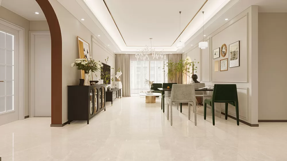 Керамогранит BHW-0025 Marfil Beige Polished (Sinking Ink) 600x1200x8