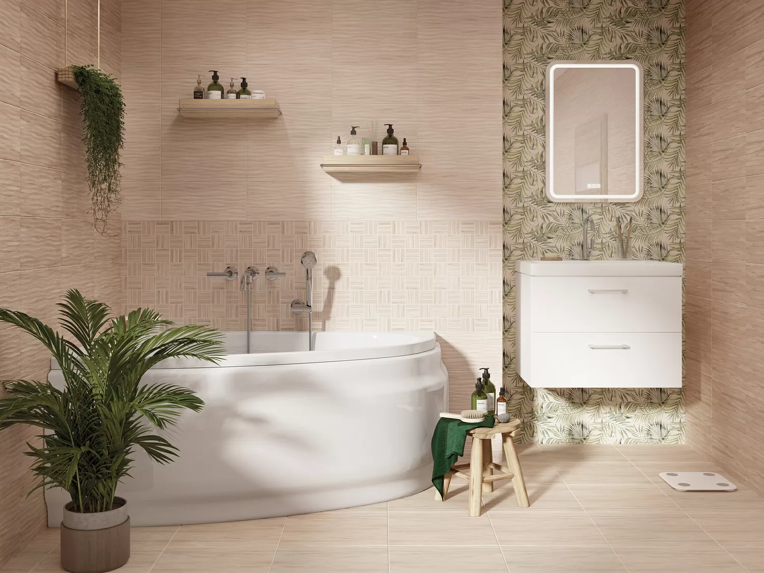 Керамогранит C-BN4R112D Botanica коричневый 42x42