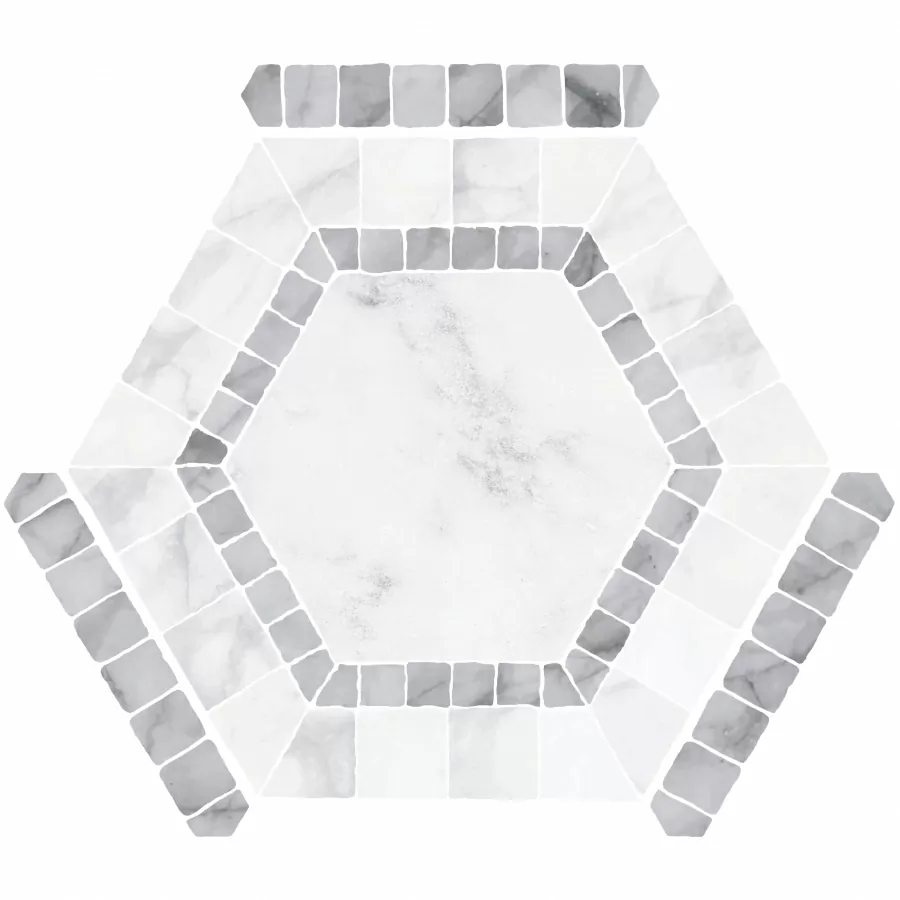 Керамогранит Ibiza White 22x25