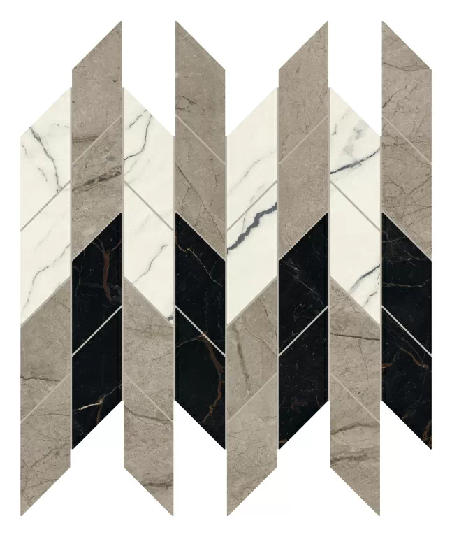 Мозаика 600110000973 Forte dei Marmi Waterfall Mosaic Lap 30,8x28,4