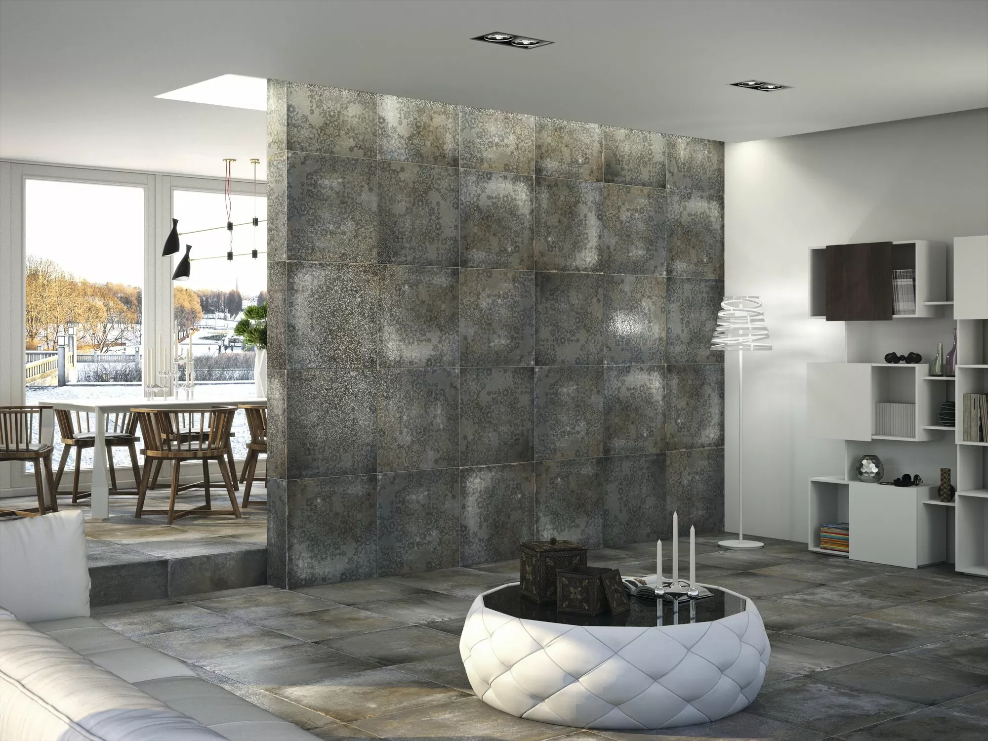 Керамогранит Camelot Blue Rect 60x120
