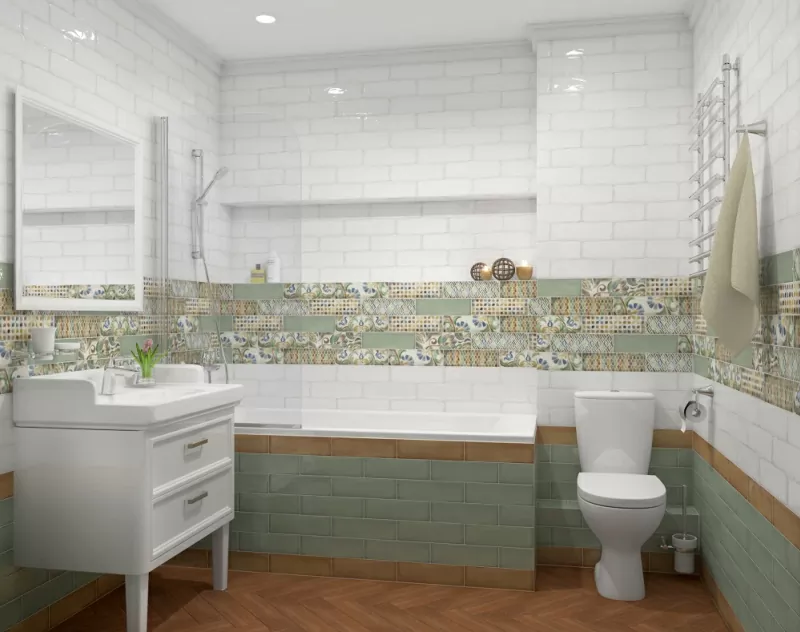 Плитка 9020 Монпарнас сиреневый 8.5*28.5