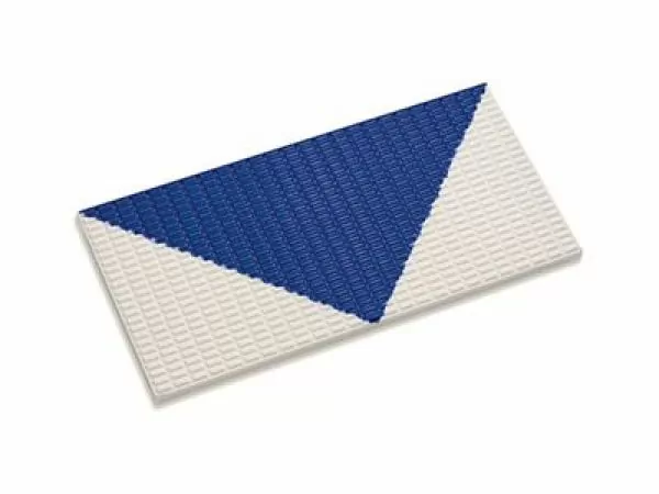Керамогранит 24200 Стрелка на плитке Antislip с сетчатой поверхностью Unglazed-Cobalt 12,5х25