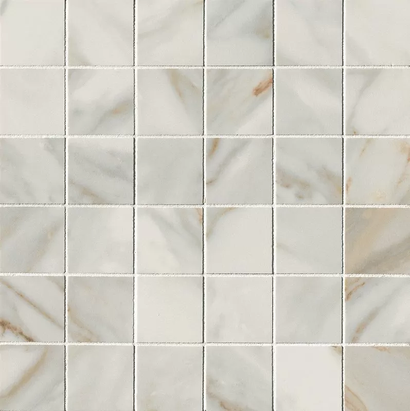 Мозаика fQJ6 Roma Gold Calacatta Oro Gres Macromosaico 30x30