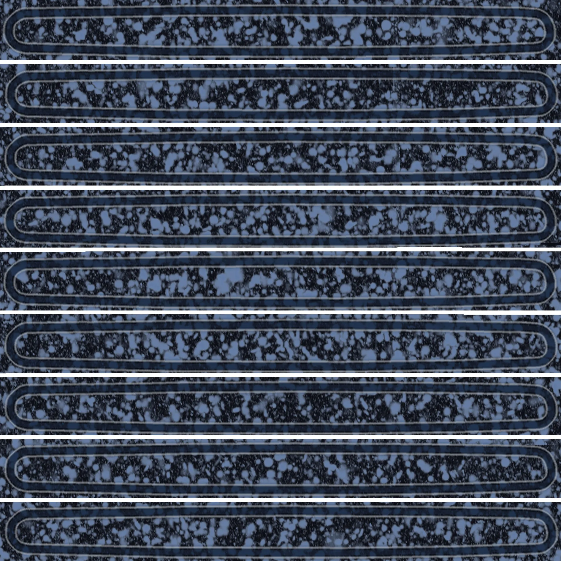 Плитка KMD2SOB004BN Декор чипсет Далия синий глянцевый 20x20x0,95