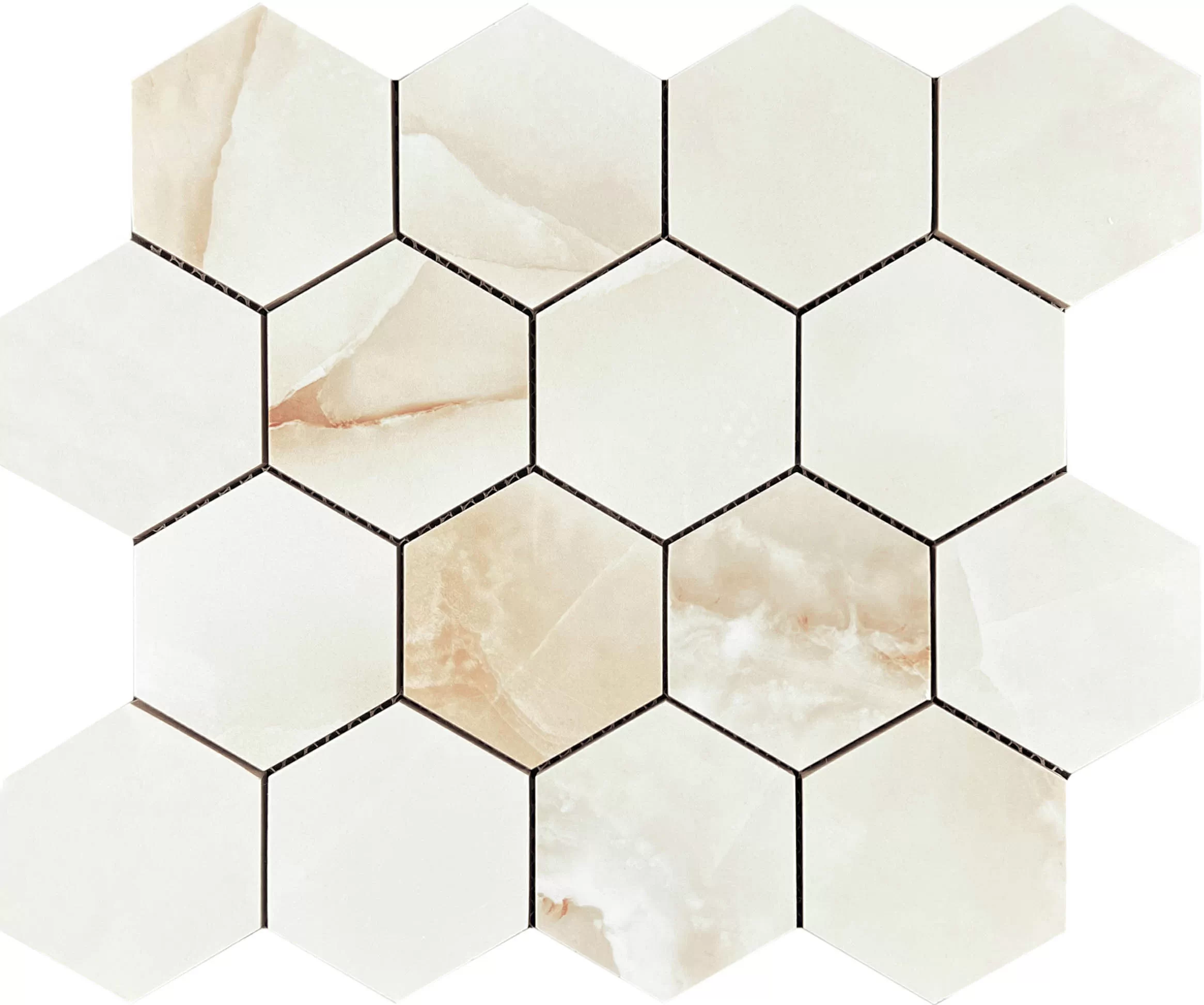 Мозаика Mosaic Antisky Hexagone 28x33