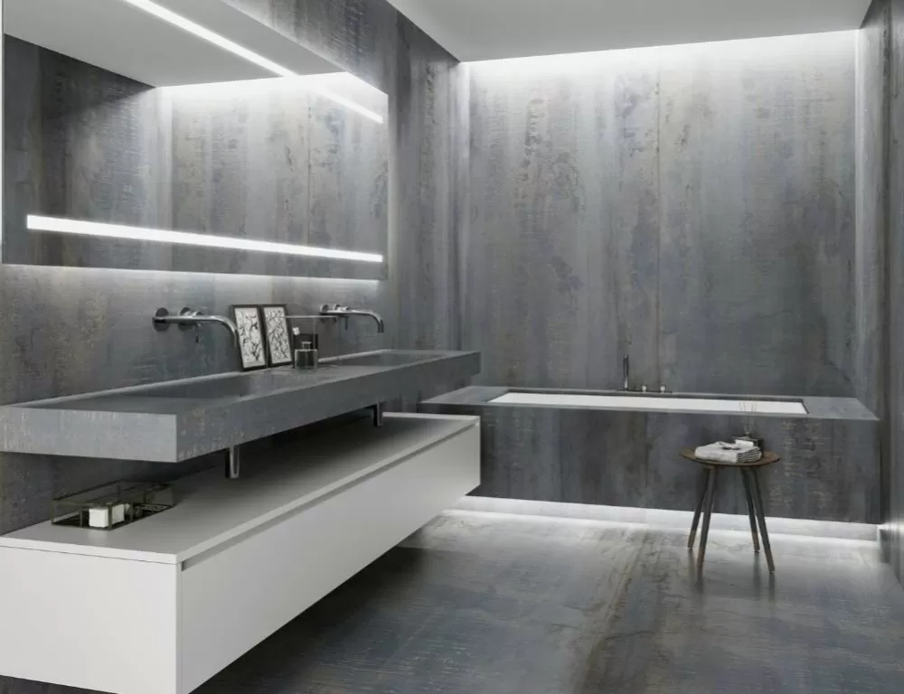 Керамогранит METAL SILVER MATE rect. porcelanico 60x120