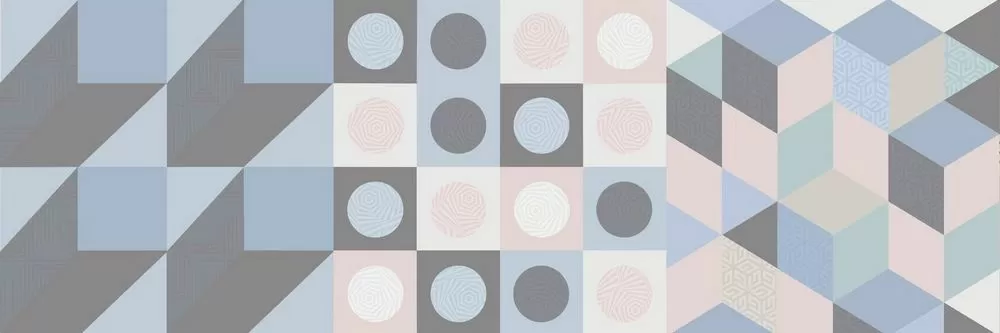 Плитка Decor Cromatica Mix Brillo 25x75