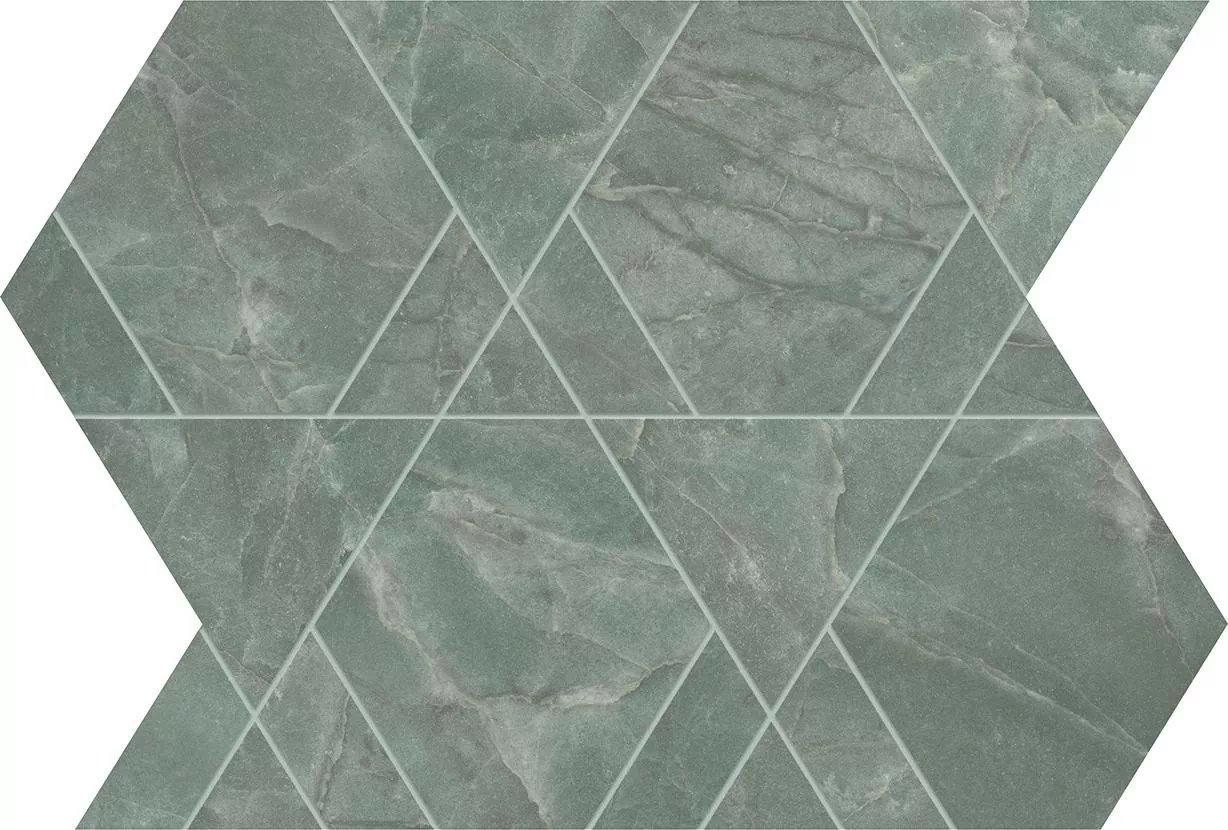 Мозаика AYLX Marvel Diva Aqua Mosaico Triangle Lapp 28,9х33,4
